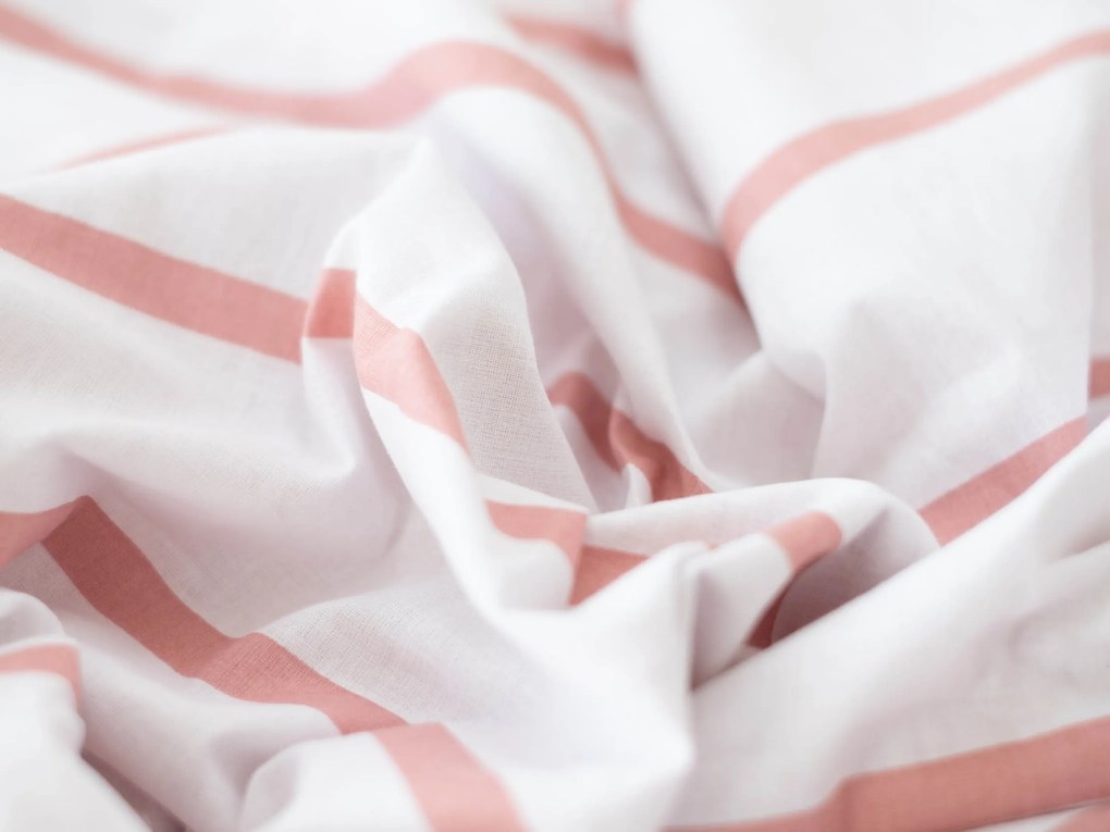 Bavlnená obliečka na vankúš 70 × 90 cm - Kamala ružová