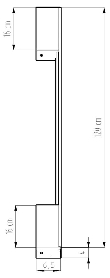 Nástenné LED svietidlo Sappo m, 1x LED 20w, 3000k, w