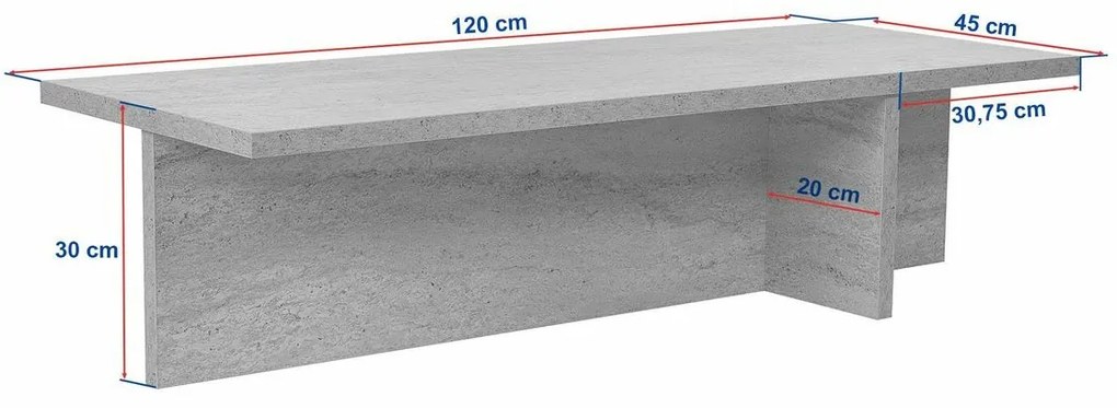 Konferenčný stolík Harbor Walnut