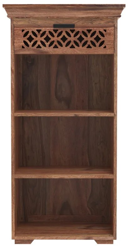 Knižnica Mira 60x120x45 indický masív palisander Super natural