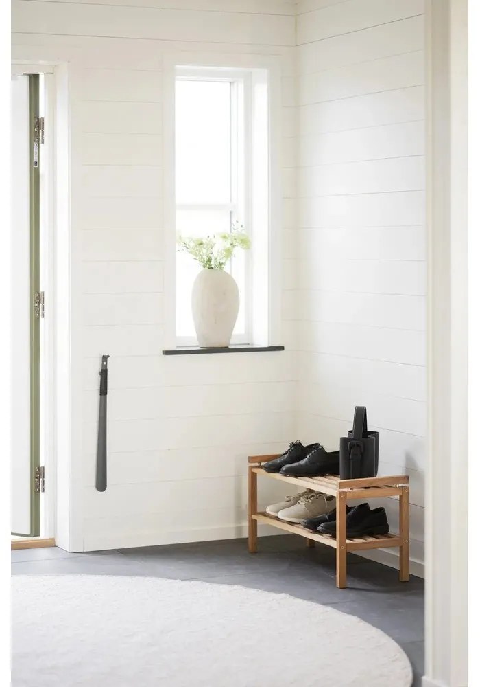 Skrinka na topánky z dubového dreva v prírodnej farbe Confetti – Rowico