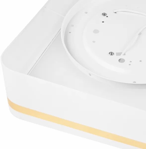 Stropné svietidlo SIRJA SQUARE 4xE27/60W/230V 45x45 cm biela