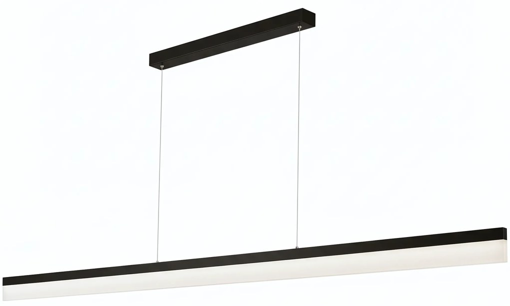Toolight Toolight, LED stropné svietidlo 200cm, 48W, 4000K, APP1695-CP, čierna, OSW-07892