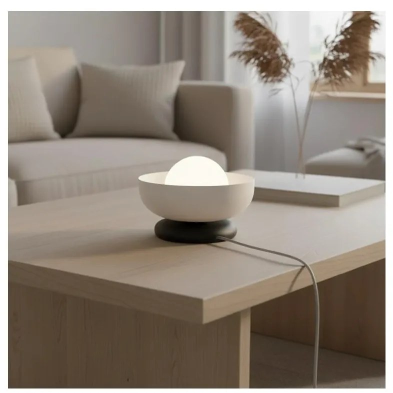 Stolná lampa OZZY 1xG9/8W/230V biela