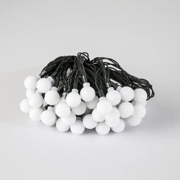 Brilagi - Solárny LED dekoratívny svetelný reťazec BUBBLE 50xLED/8 funkcií, 7 m, IP65, teplá biela