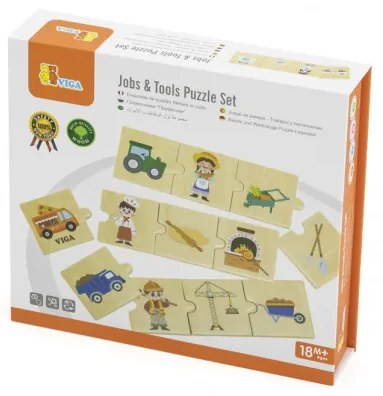 Sada puzzle Viga 44749 povolania a nástroje