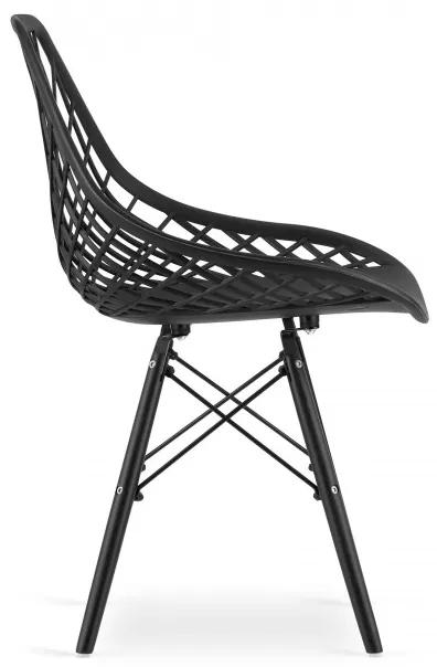 Jedálenská stolička SAKAI - čierna