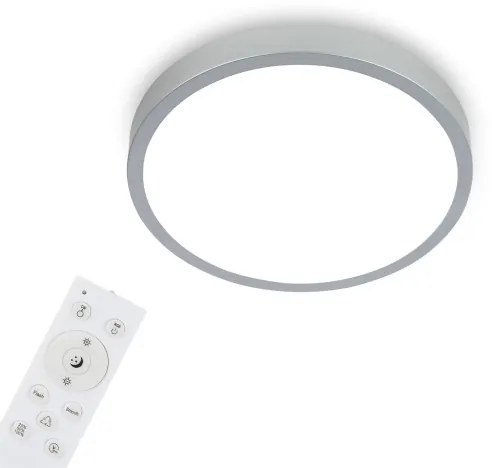 Briloner 3709-014 - LED RGBW Stm. stropné svietidlo LED/22W/230V strieborná + DO
