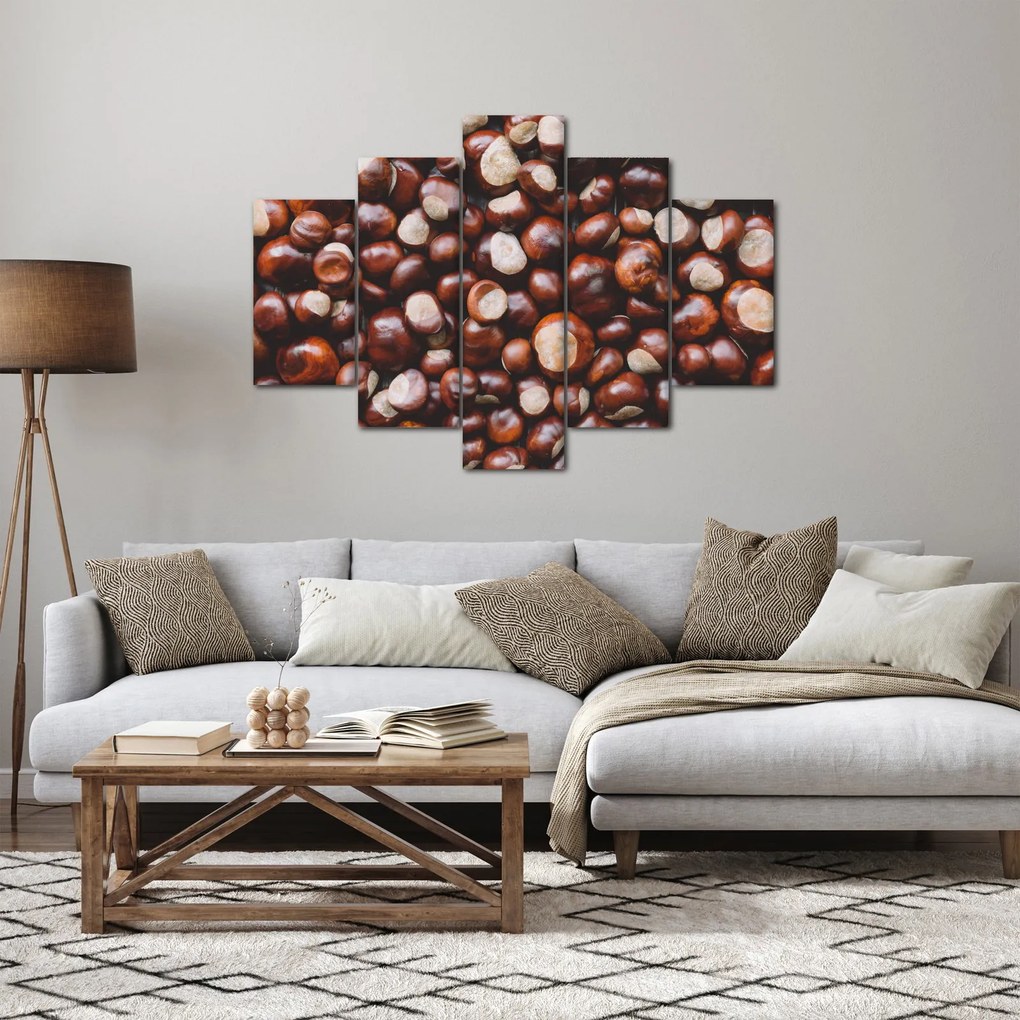 Obraz - Zrelé gaštany (150x105 cm)
