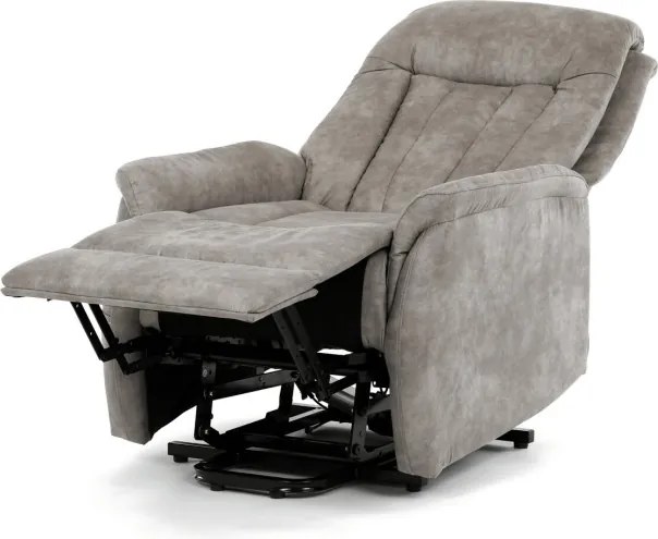 Polohovacie kreslo sivé, elektrické TV-Q8575 GREY3