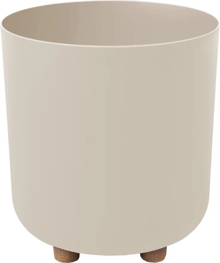 Kvetináč Sofia 240 mm, recyklovaný, béžový*84254