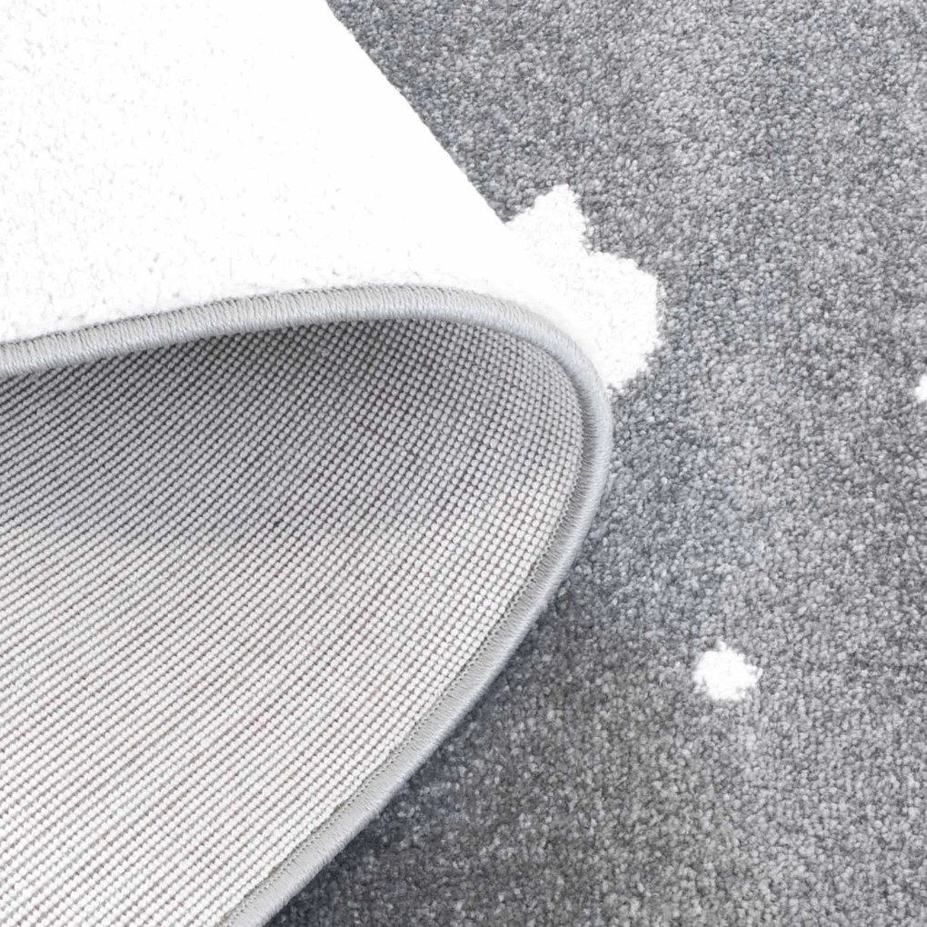 Dekorstudio Detský koberec BEAUTY sivé nebo Rozmer koberca: 80x150cm
