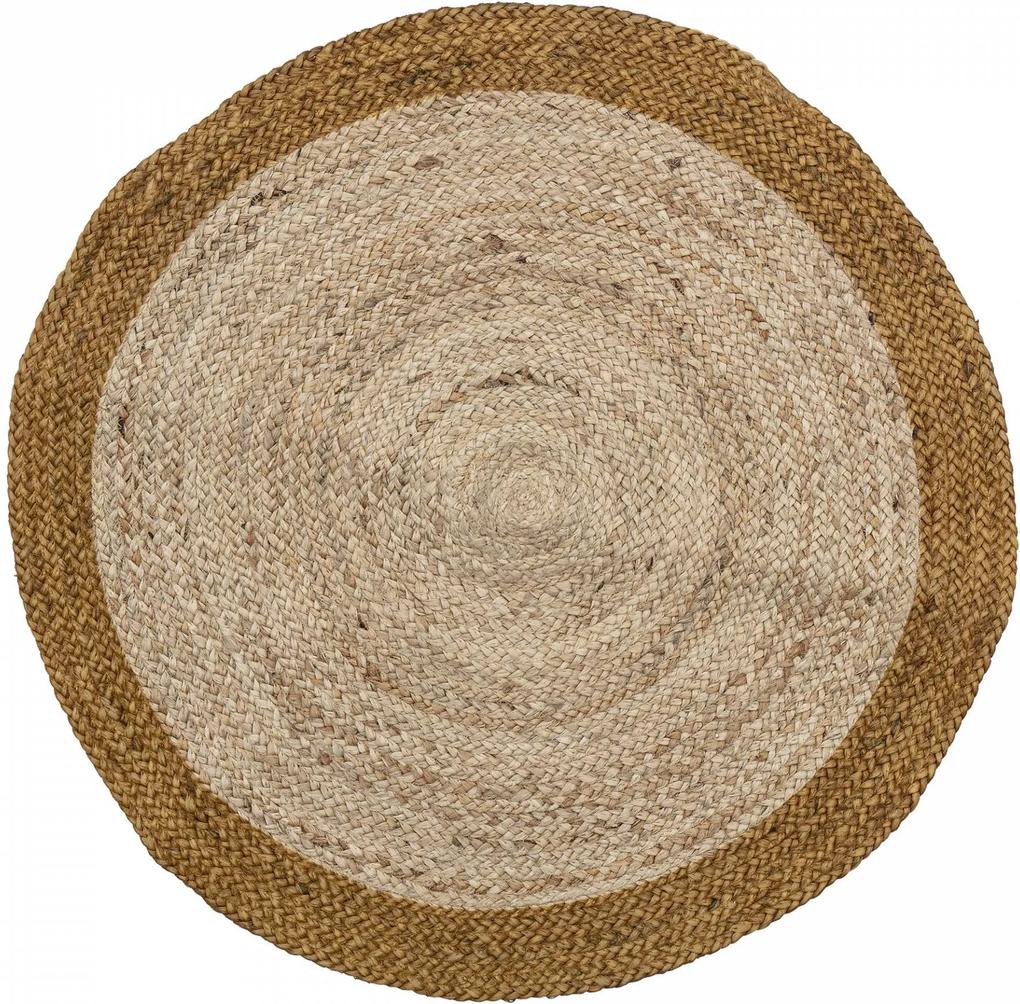 Bloomingville Okrúhly jutový koberec Birk 90 cm | BIANO