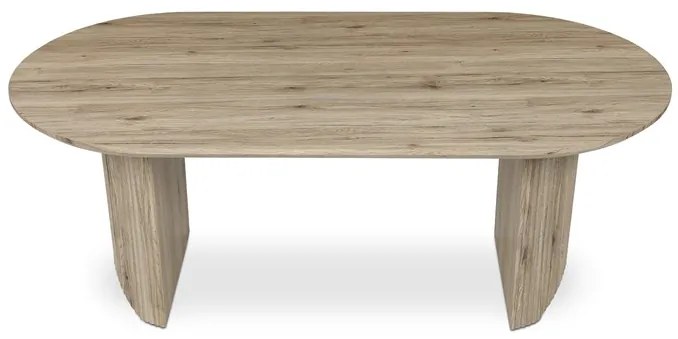 Autronic BONTEC Jedálenský stôl 200x100cm, mdf, dub san remo, HT-W1578 SRE Farba: Hnedá
