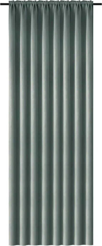 Záves OXFORD 140x270 cm, sivá zelená Zavesenie: Riasiaca páska
