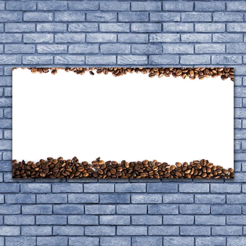 Obraz plexi Káva zrnká kuchyňa 120x60 cm