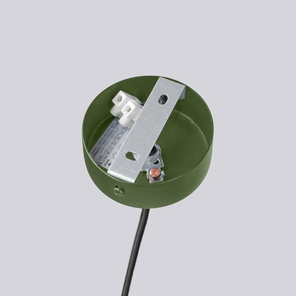 Luster Halo, 6x biele sklenené tienidlo, og