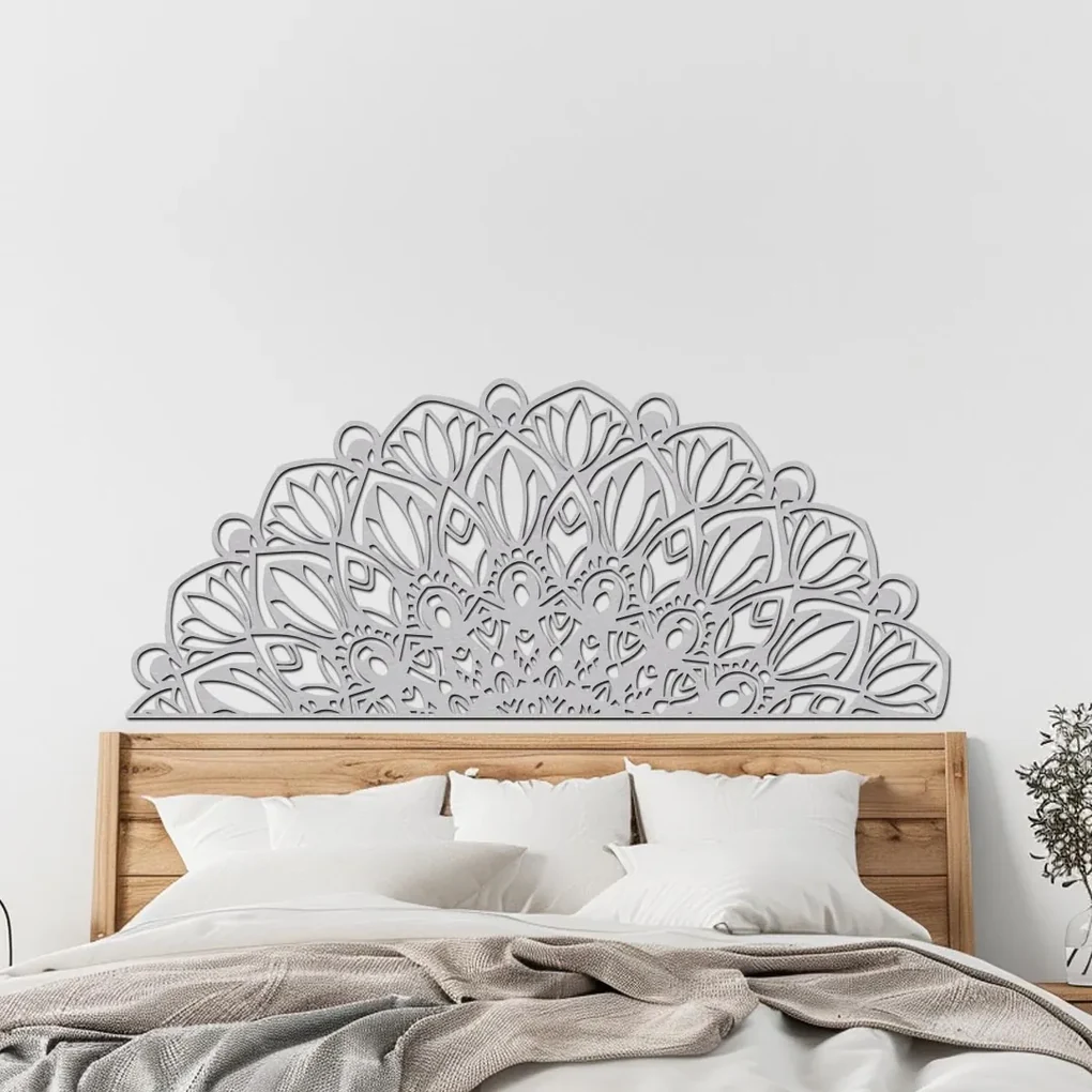 drevo zivota Drevená mandala KVÄŤ k posteli Farebný vzor: Dub Sonoma, Rozmery (cm): 90x38