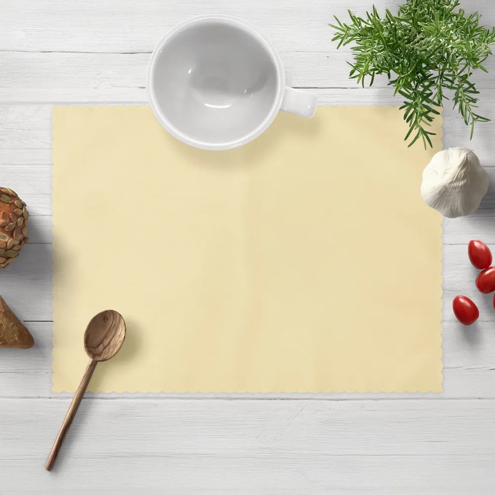 Biante Teflónové prestieranie na stôl TF-018 Svetlo žlté 35x45 cm