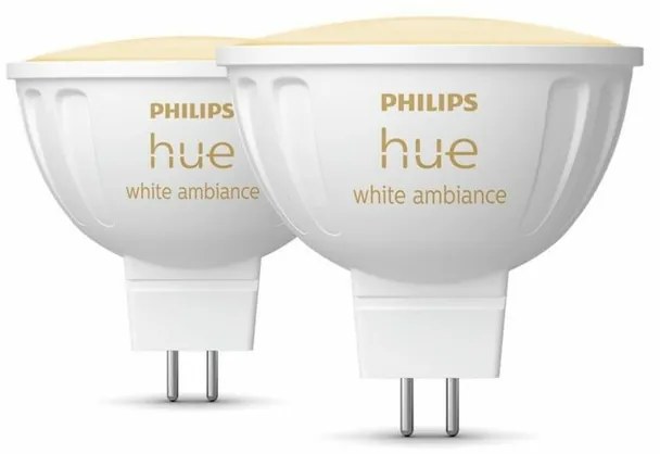 Philips Hue 8719514491588 žiarovka LED WA Bluetooth GU5.3 MR16, 2 ks