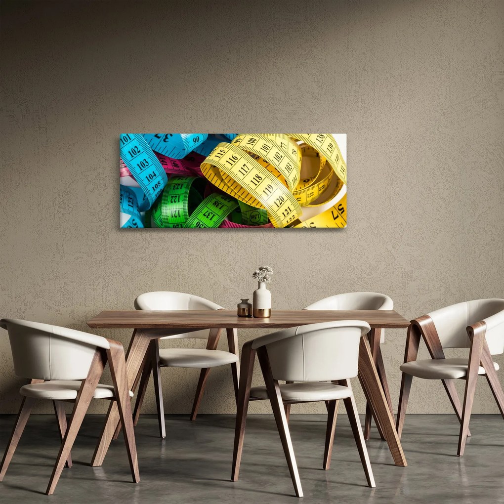Obraz farebných metrov (120x50 cm)