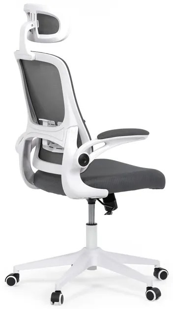 Autronic BONTEC Kancelárska stolička, hojdací mechanizmus, šedá sieťovina, KA-Q843 GREY Farba: Šedá