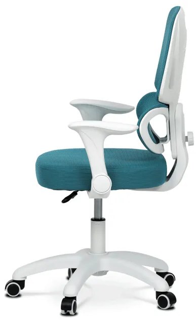 Autronic BONTEC Detská stolička, výškovo nastaviteľná, modrá sieťovina, KA-K1063 BLUE Farba: Zelená