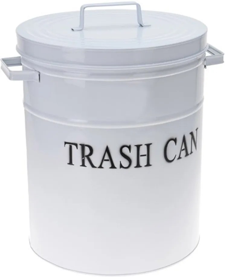 DekorStyle Odpadkový koš Trash Can bílý