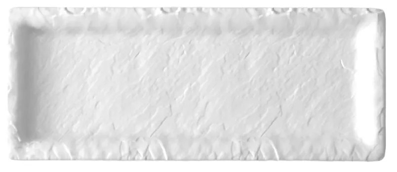 Podnos biely stredný 24,4 x 9,8 cm - Elements Melamin (Flow) - 593173