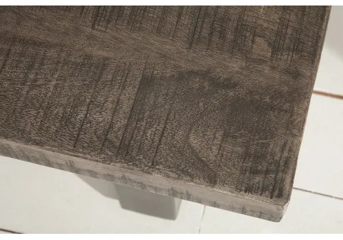 Konferenčný stôl 38661 100x60cm Drevo Mango šedý  - Komfort-nábytok