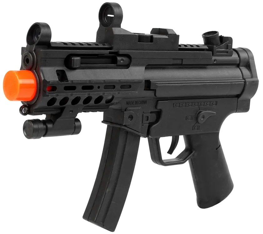 LEAN TOYS Vojenská pištoľ pre deti so zvukom, vibráciami