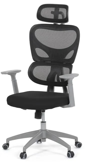 BONTEC Kancelárska stolička, hojdací mechanizmus, čierna, KA-K2081 BK Farba: Šedá