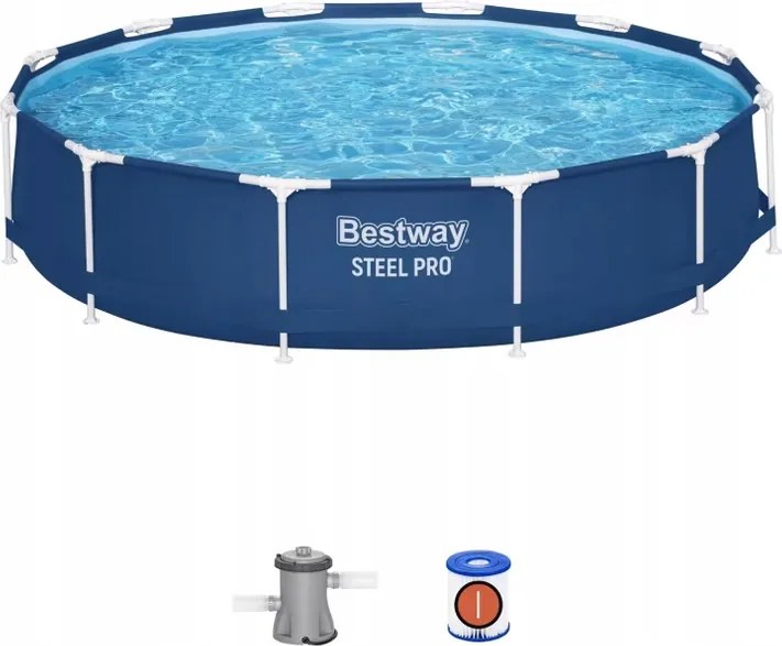 Záhradný bazén s konštrukciou okrúhly 366 x 76 cm Bestway 56681