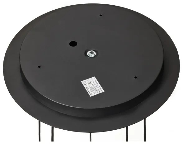 Jupiter 2014 - Luster na lanku ALAS 5xGU10/10W/230V čierna/zlatá