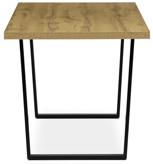 Autronic BONTEC Jedálenský stôl 160x80cm, lamino, sivý dub, HT-R5216 GREY Farba: Hnedá