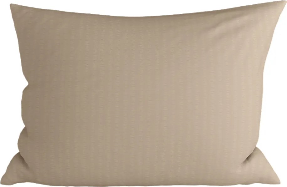 Krepová obliečka na vankúš STANDO 70x90 cm svetlohnedý