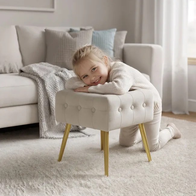 Taburetka QUADRA béžová