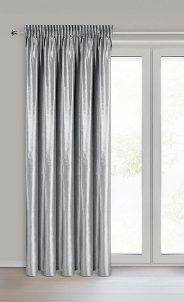 ZATEMŇOVACÍ ZÁVES NA PÁSKE CAMERON 140X270 CM STRIEBORNÁ