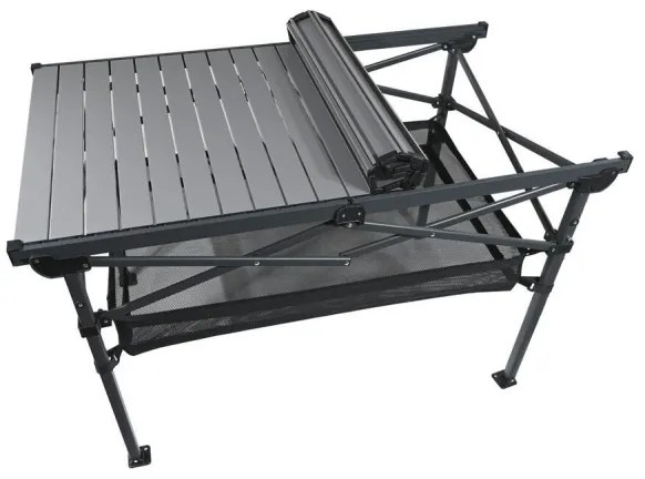 Skladací kempingový stôl 118x70 cm antracit