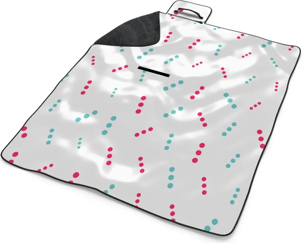 Sablio Plážová deka Bodkované čiarky: 200x140 cm