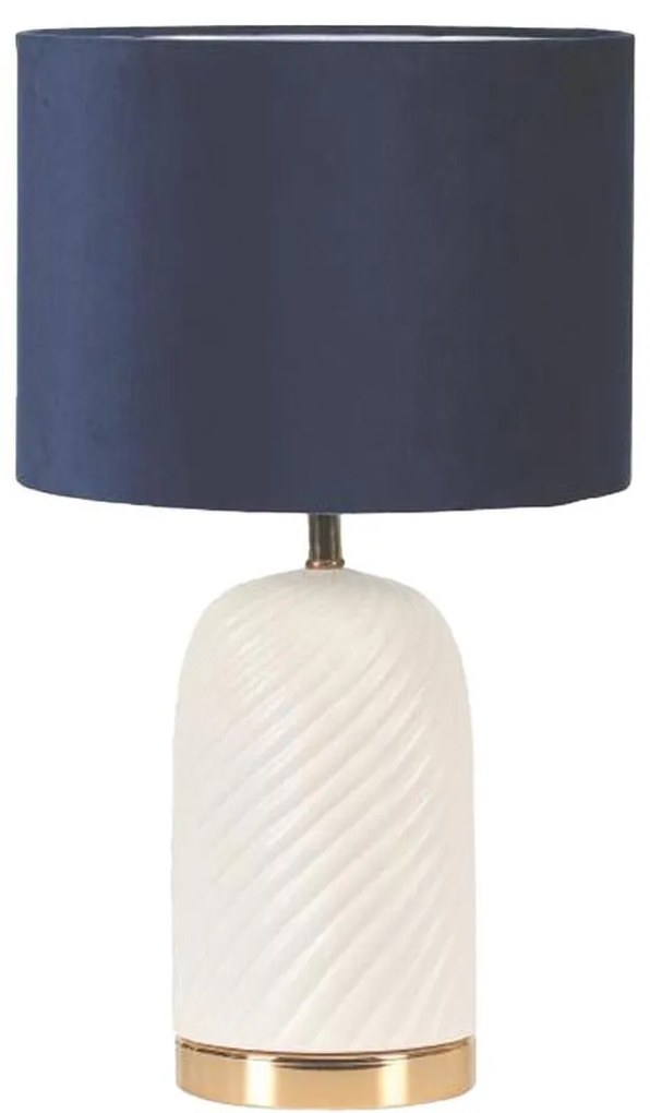 Stolová lampa „Cristen Blue", Ø 28, výš. 48,5 cm