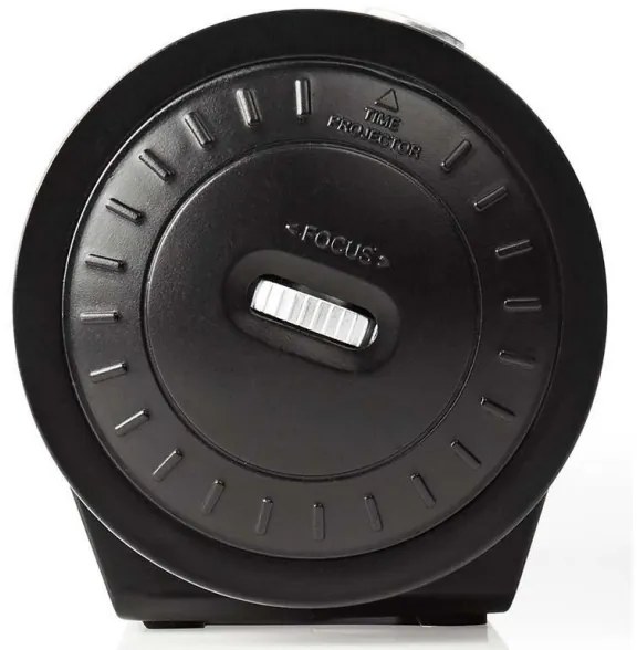 Nedis CLAR005BK - Rádiobudík s LED displejom a projektorom 230V
