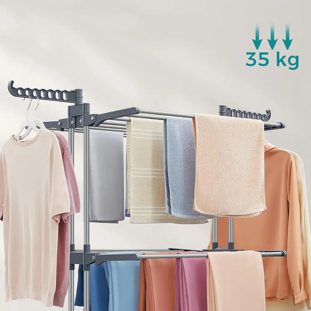 Viacposchodový sušiak na bielizeň