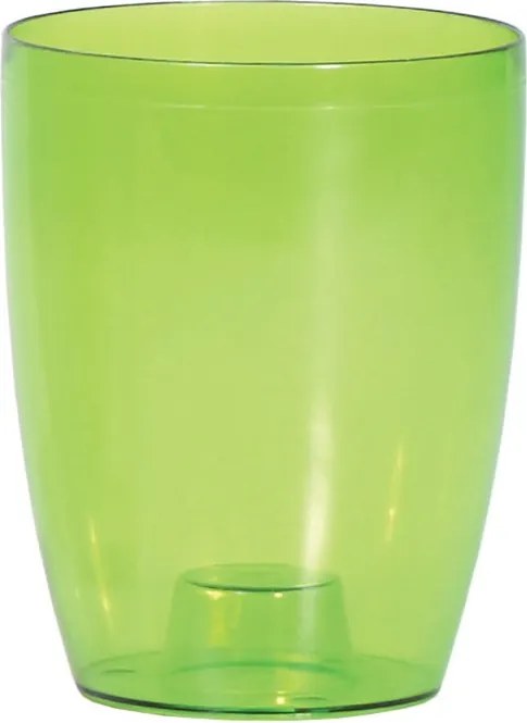 Plastový kvetináč na orchideu COUBIS ORCHID transparentný zelený
