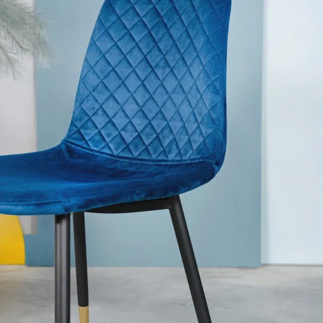 Stolička NOIR zamatová granátová SS22 933480