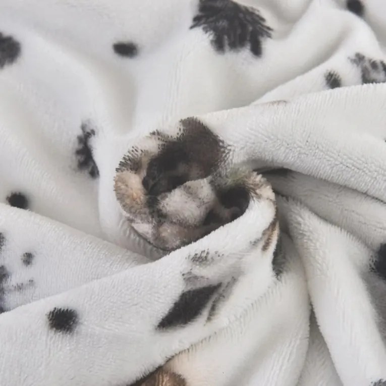 Mikroplyšové obliečky Brown flake 200x140cm+90x70cm TiaHome