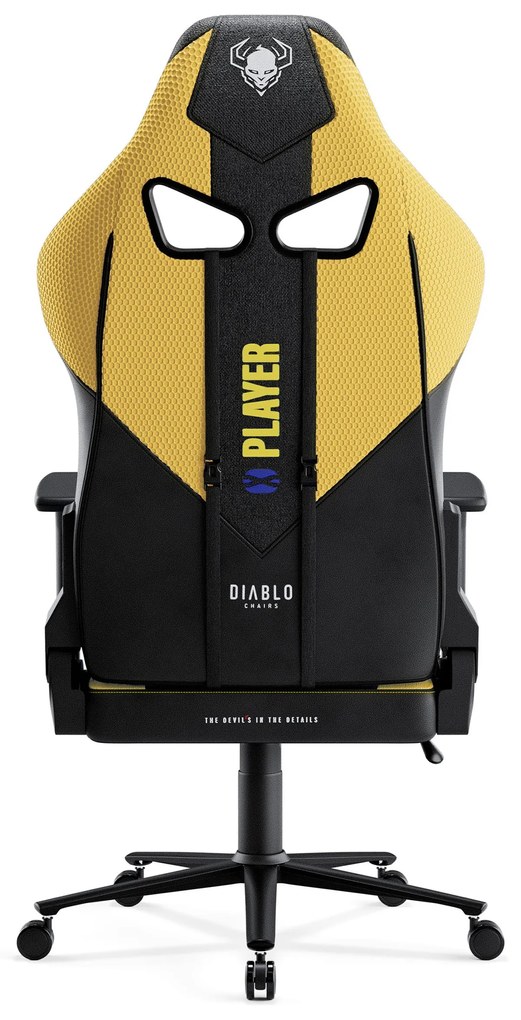 Látkové herné kreslo Diablo X-Player 2.0 King Size, Dark Sunflower