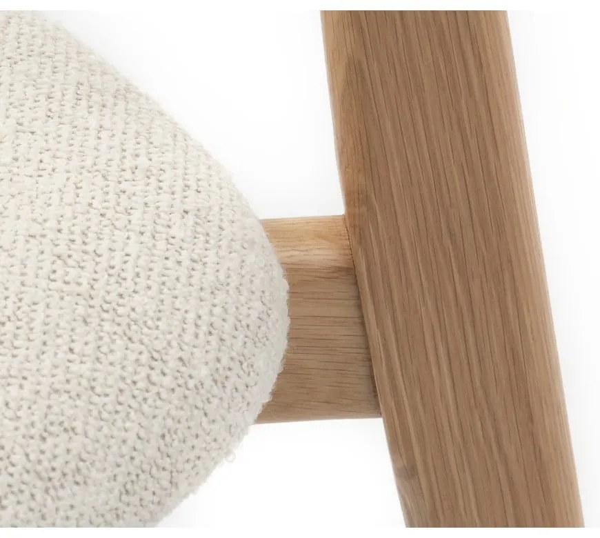 Krémovobiela/v prírodnej farbe jedálenská stolička Elim – Unique Furniture