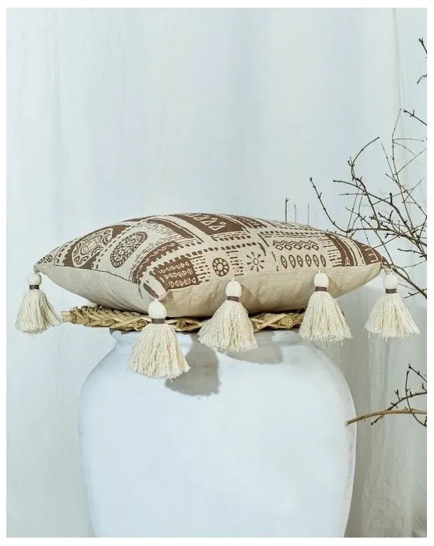 Obliečka na vankúš s prímesou bavlny 45x45 cm – Mila Home