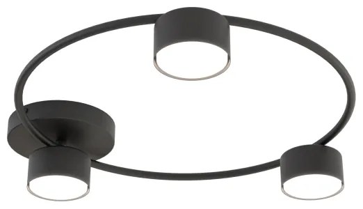 Stropné svietidlo LUCIO 3xGX53/12W/230V čierna